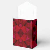 Ballotins Triangles géométriques polygonaux imprimés rouges (Ouvert)