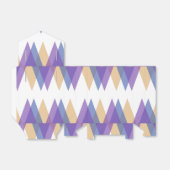 Ballotins Triangles pourpre, bleu et jaune (Déplié)