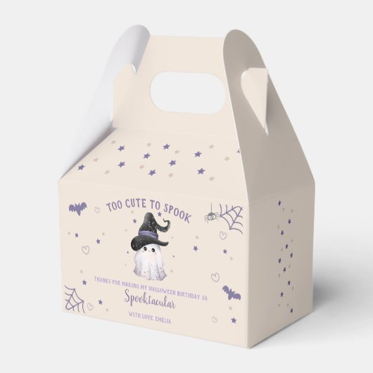 Ballotins Trop mignonne pour parler Halloween 1er Anniversai (Verso)