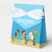 Ballotins Tropical Beach Hula Dancing Luau Anniversaire (Verso)