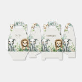 Ballotins Tropical Jungle Safari Animaux Green Feuilles Part (Déplié)