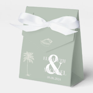 Ballotins Tropical minimaliste vert menthe