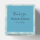 Ballotins Tropical Ocean Beach Seashell Wedding Favor Box (Haut)