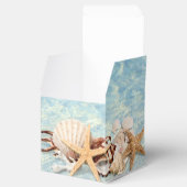 Ballotins Tropical Ocean Beach Seashell Wedding Favor Box (Ouvert)