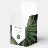 Ballotins Tropical Palm Feuille Mariage de verdure (Ouvert)