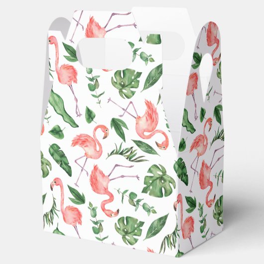 Ballotins Tropical Pink Flamingo Pattern v2 (Ouvert)