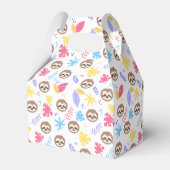 Ballotins Tropical Sloth & Motif Feuille (Arrière)