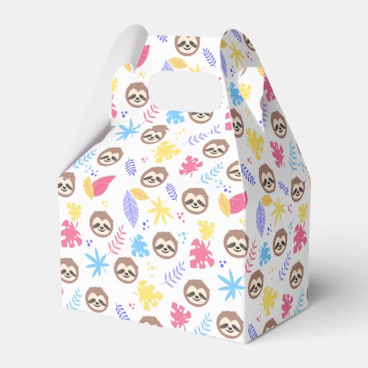 Ballotins Tropical Sloth & Motif Feuille (Verso)