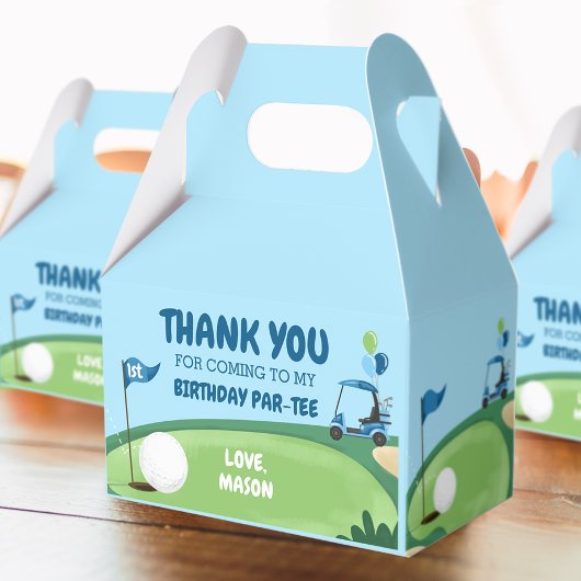 Ballotins Trou Dans Un Garçon De Golf Premier Anniversaire P