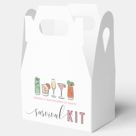 Ballotins Trousse de survie pour EVJF en boîte (Ouvert)