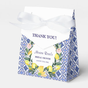 Ballotins Tuiles Bleues Italiennes Lemon Bridal Shower Merci