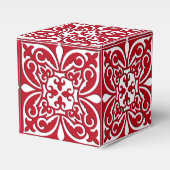 Ballotins Tuiles marocaines - rouge foncé et blanc (Verso)