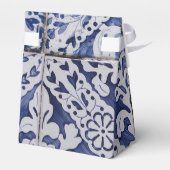 Ballotins Tuiles portugais customisés Azulejo Floral (Arrière)