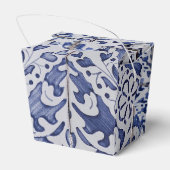 Ballotins Tuiles portugais customisés Azulejo Floral (Arrière)