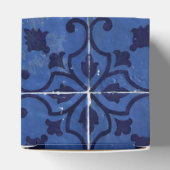 Ballotins Tuiles portugaises - Azulejo Blue Floral Leaf Desi (Haut)
