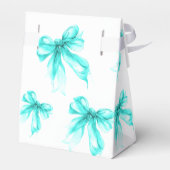 Ballotins Turquoise Arc Coquette Script Merci Sweet 16 (Arrière)