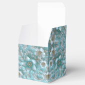 Ballotins Turquoise blanc Ballotin (Ouvert)