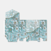 Ballotins Turquoise blanc Ballotin (Déplié)