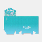 Ballotins Turquoise bleu vert parties scintillant diamants m (Déplié)