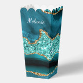 Ballotins Turquoise Blue Gold Parties scintillant Nom person (Verso)