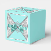 Ballotins Turquoise et Argent Sweet 16 (Arrière)