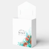 Ballotins Turquoise et Coral Tropical Mariage Merci (Ouvert)