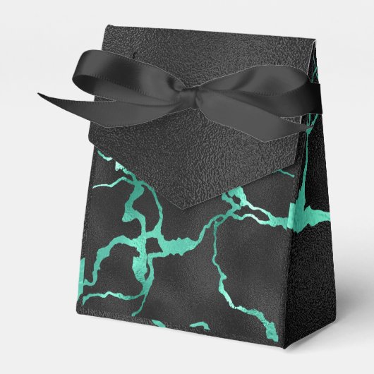Ballotins Turquoise Et Noir En Marbre (Verso)