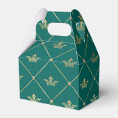 Ballotins Turquoise et Or Princesse Vintage (Arrière)