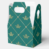 Ballotins Turquoise et Or Princesse Vintage (Ouvert)