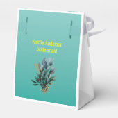 Ballotins Turquoise femme de ménage 🎀 servante d'honneur (Arrière)