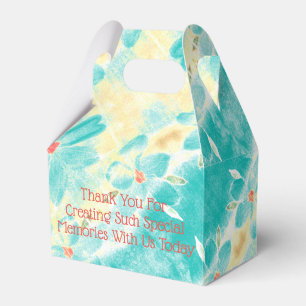 Ballotins Turquoise Mariage Floral