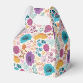 Ballotins Turquoise Purple Jaune Fleurs de prairie de printe (Arrière)