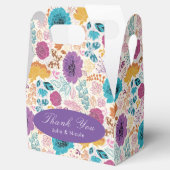 Ballotins Turquoise Purple Jaune Fleurs de prairie de printe (Ouvert)