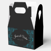 Ballotins Turquoise Rose Black Gothique Mariage Gable (Ouvert)