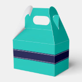 Ballotins Turquoise solide, Nom du ruban bleu marine Monogra (Arrière)