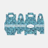 Ballotins Turquoise Sparkell Seashell Gable Ballotin (Déplié)