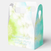 Ballotins Turquoise Tie Dye Super Retro Anniversaire (Ouvert)