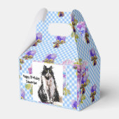 Ballotins Tuxedo Cat Love You Black and White Cats Cats Cake (Verso)