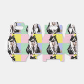Ballotins Tuxedo Chat Cute Chats Noir Blanc Pastel Arc-en-ci (Déplié)