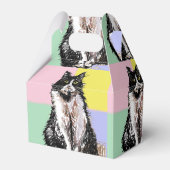 Ballotins Tuxedo Chat Cute Chats Noir Blanc Pastel Arc-en-ci (Verso)