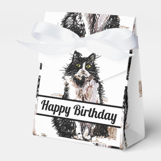 Ballotins Tuxedo Chat Noir Anniversaire Chats Ballotin (Verso)