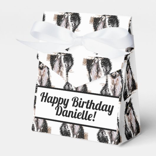 Ballotins Tuxedo Chat Noir Anniversaire Chats Ballotin (Verso)