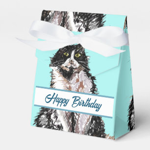 Ballotins Tuxedo Chat noir blanc Chats Anniversaire Gâteau