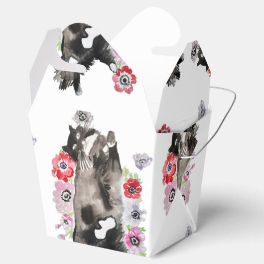 Ballotins Tuxedo Chat noir blanc Chats Ballotin (Ouvert)