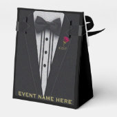Ballotins Tuxedo noir | Boîte cadeau (Arrière)