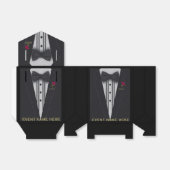 Ballotins Tuxedo noir | Boîte cadeau (Déplié)