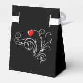 Ballotins Tuxedo Suit & Bride Mariage Silhouette (Arrière)