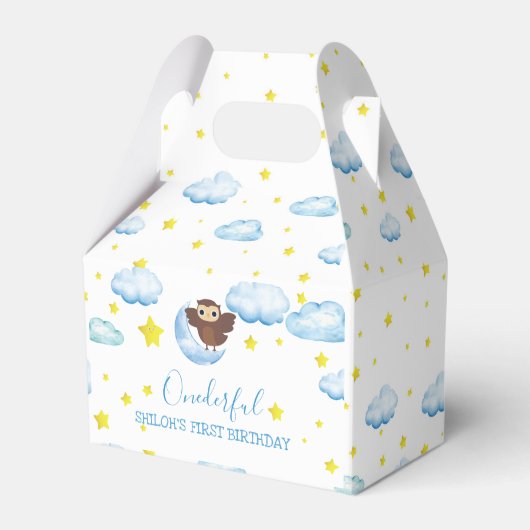 Ballotins Twinkle Little Star avec Chouette Brown conviviale (Verso)