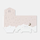 Ballotins Twinkle Little Star Baby shower rose (Déplié)