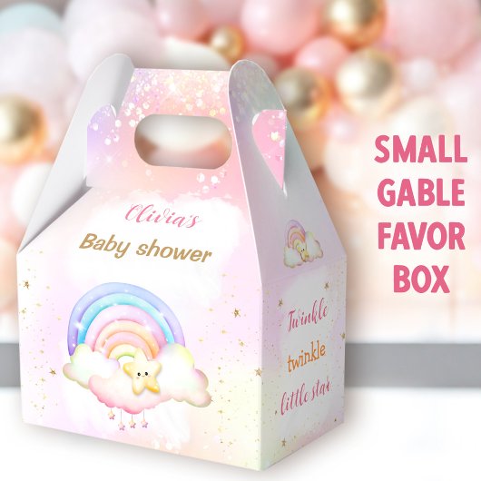 Ballotins Twinkle Little Star Rainbow Baby shower Petit